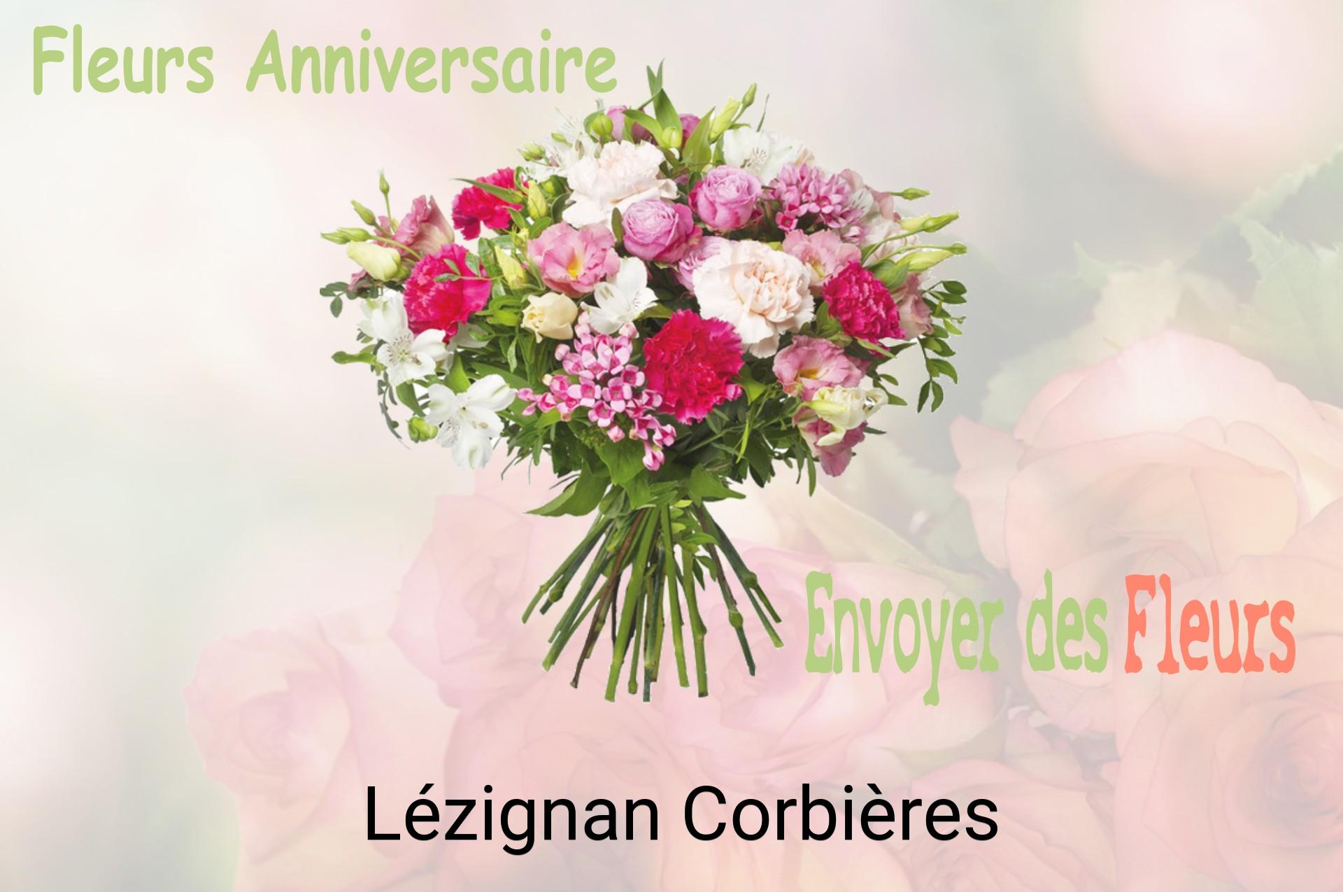 Bouquet de fleurs d’anniversaire livré à Lézignan-Corbières